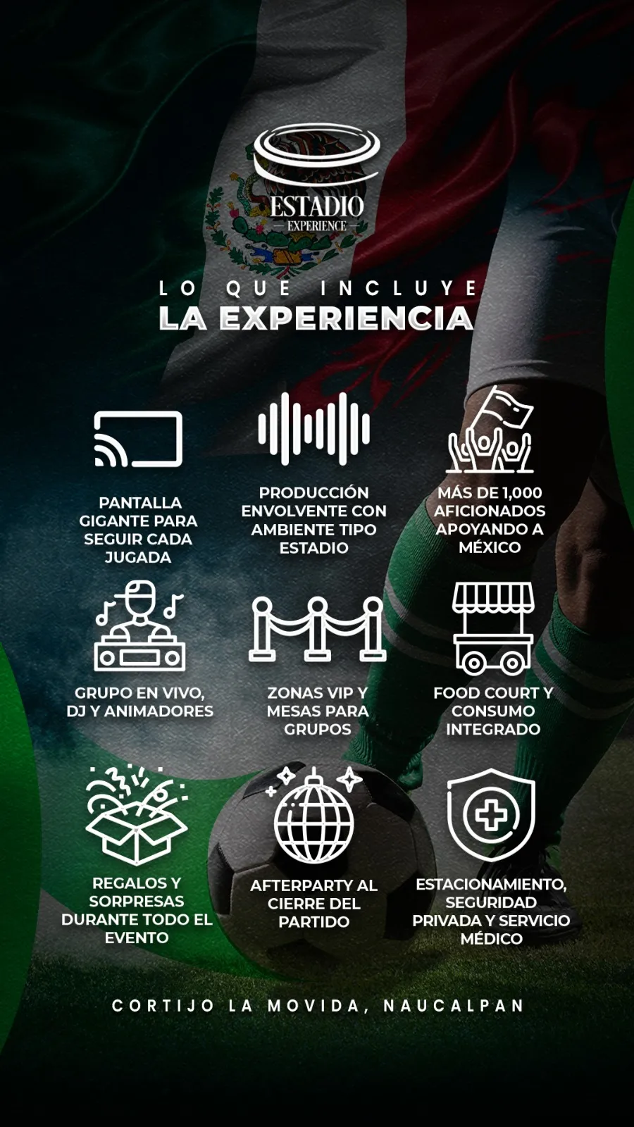 Lo que incluye la experiencia